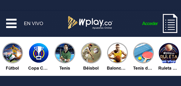 Selecciona “acceder” en la pantalla principal